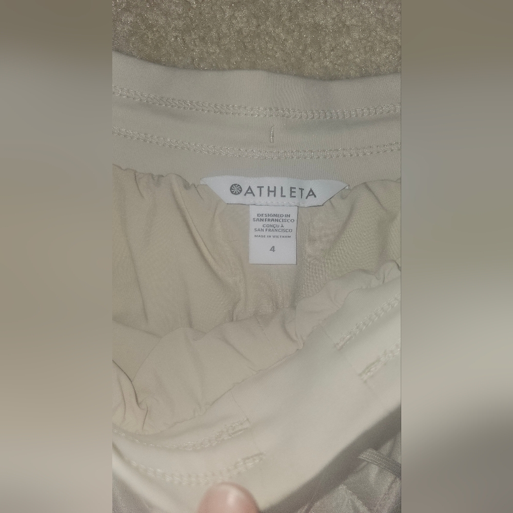 Athleta Apres Quilted Ski Shorts, identified by the distinct chevron quilting - Picture 6 of 14